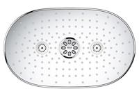 GROHE Rainshower Duo 360 Hoofddouche - 36.1x22cm - 2 straalsoorten - wandarm 45cm - chroom 26254000 - thumbnail