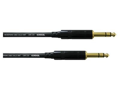 Cordial CFM1,5VV Jackplug Instrumenten Kabel [1x Jackplug male 6,3 mm - 1x Jackplug male 6,3 mm] 1.50 m Zwart