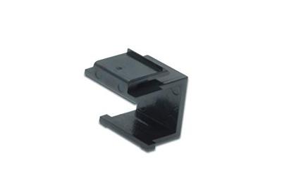 Digitus DN-BLIND-SW Afdekking voor patchpaneel Zwart (RAL 9005)
