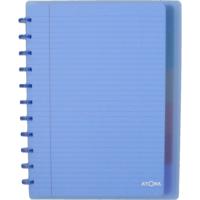Atoma Seyes schrift, ft A4 +, 120 bladzijden, PP, gelijnd, met 6 tabbladen en 5 showtassen, assorti - thumbnail