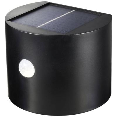 Sygonix SY-5770788 Wandlamp op zonne-energie met bewegingsmelder LED Zwart Sygonix SY-5770788 Wandlamp op zonne-energie met bewegingsmelder LED Zwart