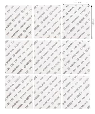 Bosch Accessories 2608902432 2608902432 Schuurblad Korrelgrootte (num) 120, 180, 240, 320 1 stuk(s)