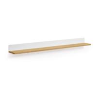 Kave Home Wandplank 'Abilen' Eiken, 120cm, kleur Wit - thumbnail