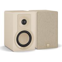 DALI KUPID Premium compacte passieve hifi-plankluidspreker, 2-weg design met 4,5 inch woofer en 1 inch tweeter, inclusief wandhouder (paar) - karamel wit - thumbnail
