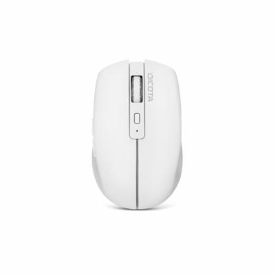 Dicota Notebook Muis Bluetooth Wit 5 Toetsen 800 dpi, 1200 dpi, 1600 dpi Afneembare kabel, Geïntegreerd scrollwiel, Oplaadbaar Dicota Notebook Muis Bluetooth Wit 5 Toetsen 800 dpi, 1200 dpi, 1600 dpi Afneembare kabel, Geïntegreerd scrollwiel, Oplaadbaar