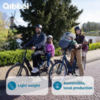 Qibbel achterzitje junior mik hd zwart compleet q350 - thumbnail