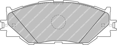 Remblokken set FDB1936 Remblokken set FDB1936