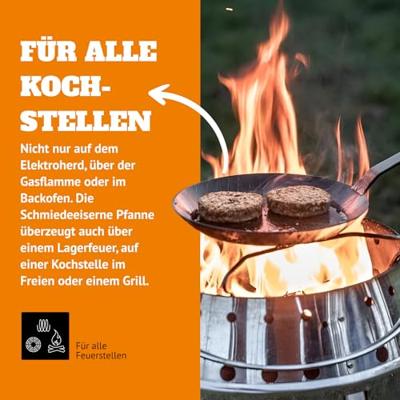 Petromax Smeedijzeren pan sp28 bak-/braadpan Petromax Smeedijzeren pan sp28 bak-/braadpan