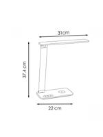 Light depot - bureaulamp talia led 6w - wit - Outlet - thumbnail