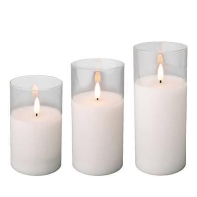 Ledkaars Classic wit set van 3