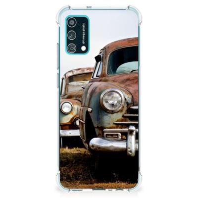 Samsung Galaxy M02s | A02s Anti-shock Hoesje met foto Vintage Auto