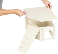 TRIXIE HUISTHORE INSTEEKSYSTEEM KONIJNEN NATUREL 40X40X23 CM - thumbnail