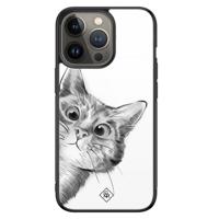 iPhone 13 Pro glazen hardcase - Peekaboo - thumbnail