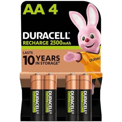 Duracell Stay Charged NiMH HR06 AA 4x oplaadbaar - thumbnail