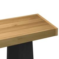 Wandtafel NOAIN A-vormige poten 120x30x75 cm massief hout - thumbnail