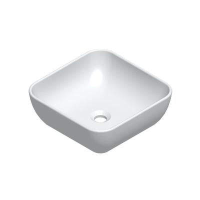 Waskom Sanicare Quattro 40x40cm Wit Keramiek Waskom Sanicare Quattro 40x40cm Wit Keramiek