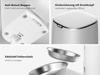 Molly & Cody LUCKY Automatische voederbak 4 l Wit 1 stuk(s) MC100003 - thumbnail