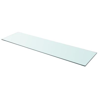 VidaXL Wandschap transparant 110x30 cm glas VidaXL Wandschap transparant 110x30 cm glas