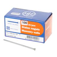 Buigzame stalen nagel 100x3.5 - thumbnail