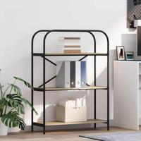 Boekenkast Sonoma eiken 80 x 30 x 109 cm Bewerkt hout - thumbnail