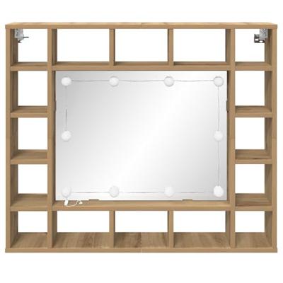 Spiegelkast Artisan Eiken 91 x 15 x 76,5 cm Bewerkt hout