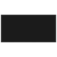 Salontafel met zwart glas 100x50x35 cm zwart - thumbnail