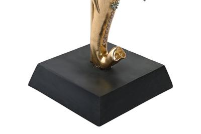 Decoratieve figuren DKD Home Decor Zwart Gouden Olifant Koloniaal 43 x 22 x 55,5 cm