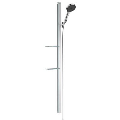 Hansgrohe Doucheset Rainfinity PowderRain 130 3jet EcoSmart Met Glijstang 150 cm En Zeepschaal Chroom Hansgrohe Doucheset Rainfinity PowderRain 130 3jet EcoSmart Met Glijstang 150 cm En Zeepschaal Chroom