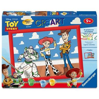 Ravensburger - CreArt Kids 18x24cm - Schilderen op nummer - Toy Story - Schilderen op nummer set - Leeftijd 9+ - 12023347