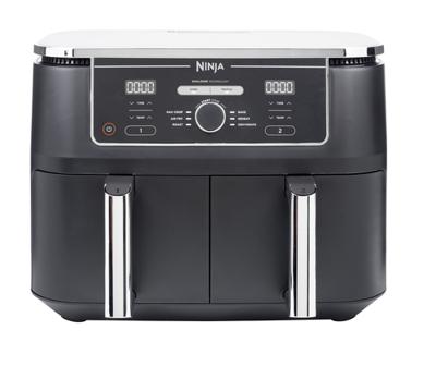 Ninja AF400EU Dubbele friteuse 9.5 l 2470 W Heteluchtfunctie Zwart