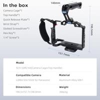 Sirui Volledige kooikit (met handgreep) voor Panasonic LUMIX S5II/S5IIX - thumbnail