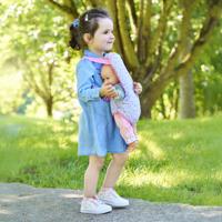 Corolle draagdoek bloemen voor babypop van 36-42cm - thumbnail