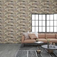 10 st Wandpanelen 3D meerkleurige baksteen EPS - thumbnail