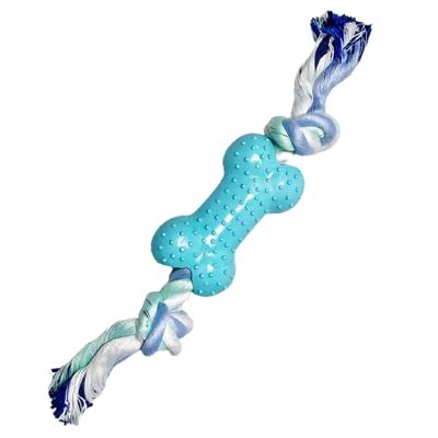 Nobleza Honden flostouw met speeltje - Blauw