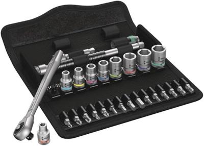 Wera 8100 SA 10 Zyklop 05004020001 Dopsleutelset Inch 1/4 28-delig
