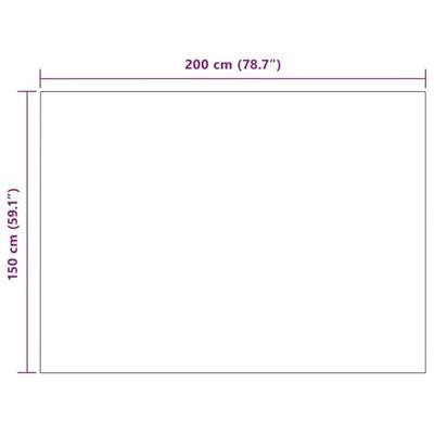 VidaXL Gooi deken marineblauw 240 x 220 cm fleece