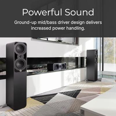 Q Acoustics: 5040 Vloerstaande Speakers - 2 Stuks - Oak - thumbnail