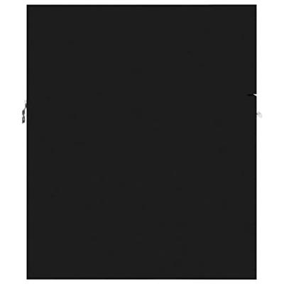 vidaXL Wastafelkast 41x38,5x46 cm spaanplaat zwart