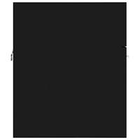 vidaXL Wastafelkast 41x38,5x46 cm spaanplaat zwart - thumbnail