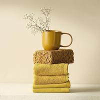 DDDDD DDDDD keukendoek logo 50x55cm ochre - thumbnail