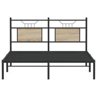 Bedframe zonder matras hout sonoma eikenkleurig 137x190 cm - thumbnail