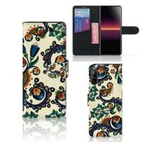 Wallet Case Sony Xperia L4 Barok Flower - thumbnail