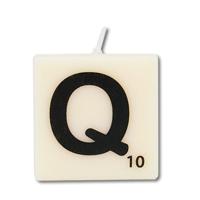 Paperdreams Letter Kaarsje Q, 4st. - thumbnail
