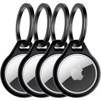 ITSKINS Level 2 AirCover Solid for Apple Airtag Black (4-Pack) - thumbnail