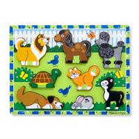 Melissa & Doug houten puzzel huisdieren - thumbnail