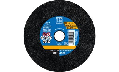 PFERD TOOLS PSF STEELOX 65508109 Doorslijpschijf recht 76 mm 25 stuk(s) RVS, Staal