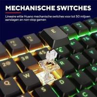 Trust GXT 866 Torix Low Profile Toetsenbord Zwart - thumbnail