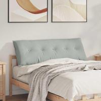 Rugkussen Lichtgrijs 140 x 50 cm Cordstof - thumbnail