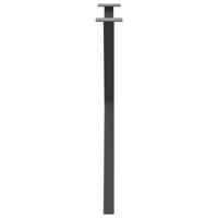 Eettafelpoten 2 st X-vormig 80x(72-73) cm staal antraciet - thumbnail