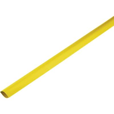 TRU COMPONENTS 1225484 Krimpkous zonder lijm Geel 120 mm 60 mm Krimpverhouding:2:1 per meter